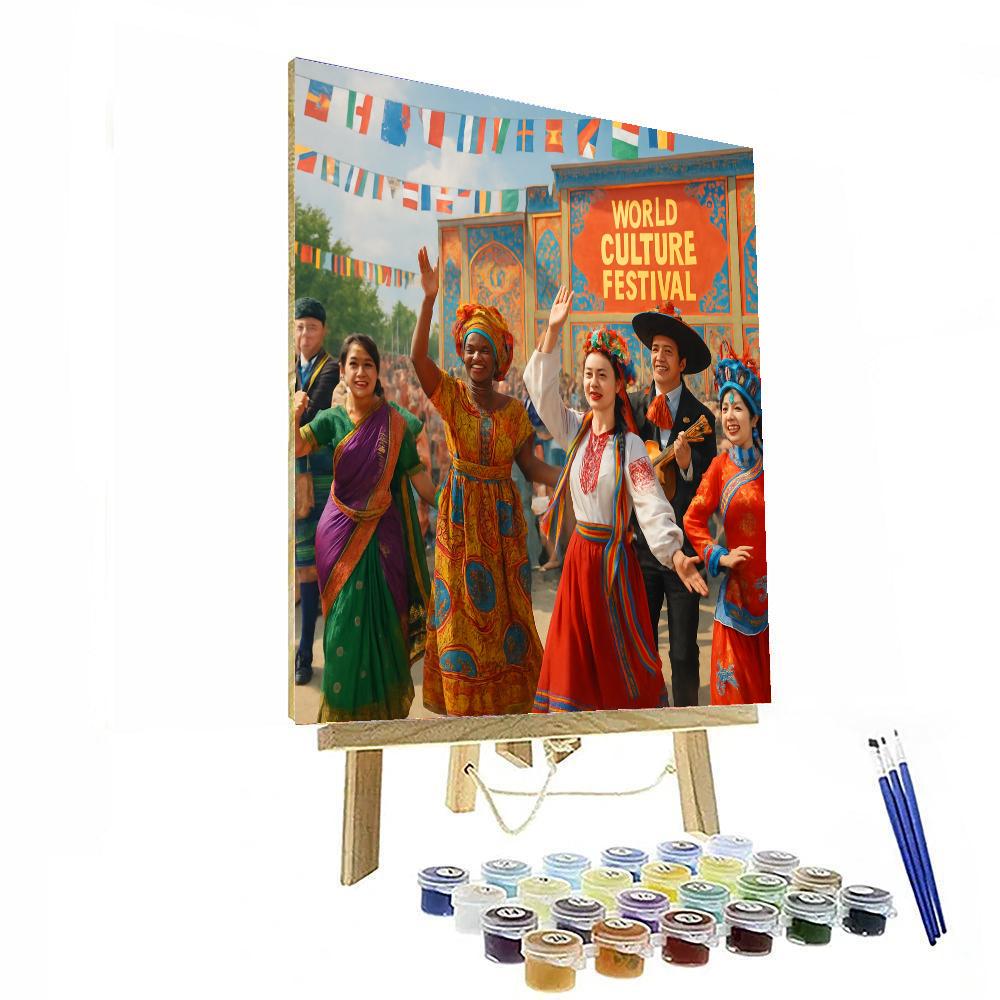 World Culture Festival Numbered Painting Kits
