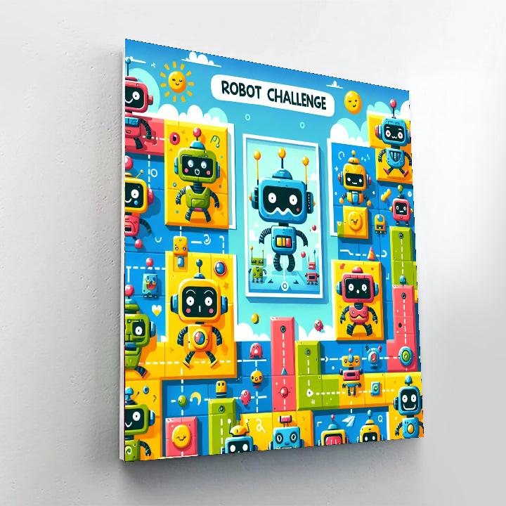 Inventive Robot Challenge Painting Number Kit