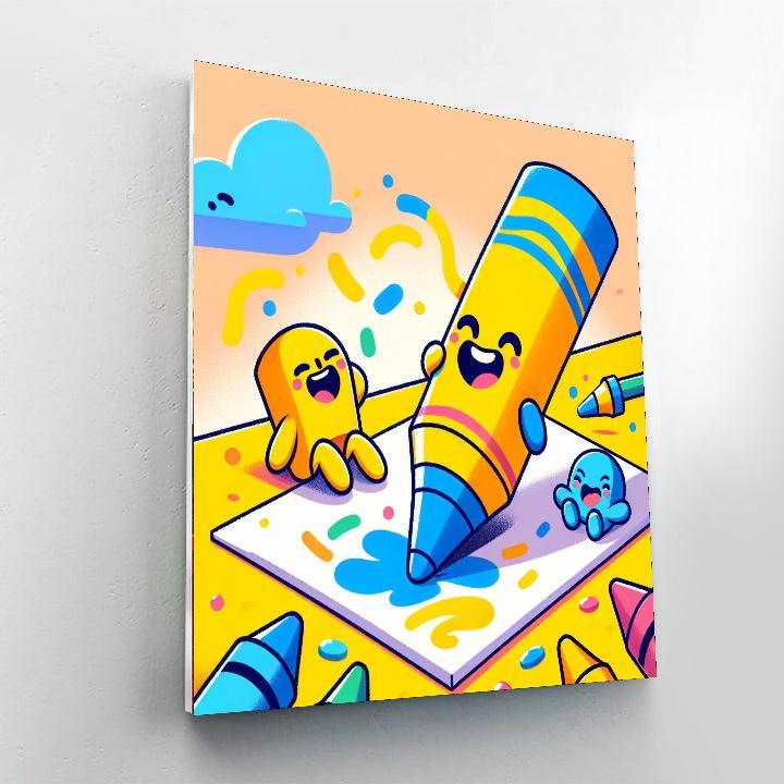 Crayon Creations Paint By Numbers Art