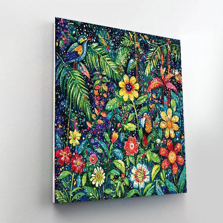 Frida Kahlo Inspired Heart Of The Jungle  Painting Number Kit