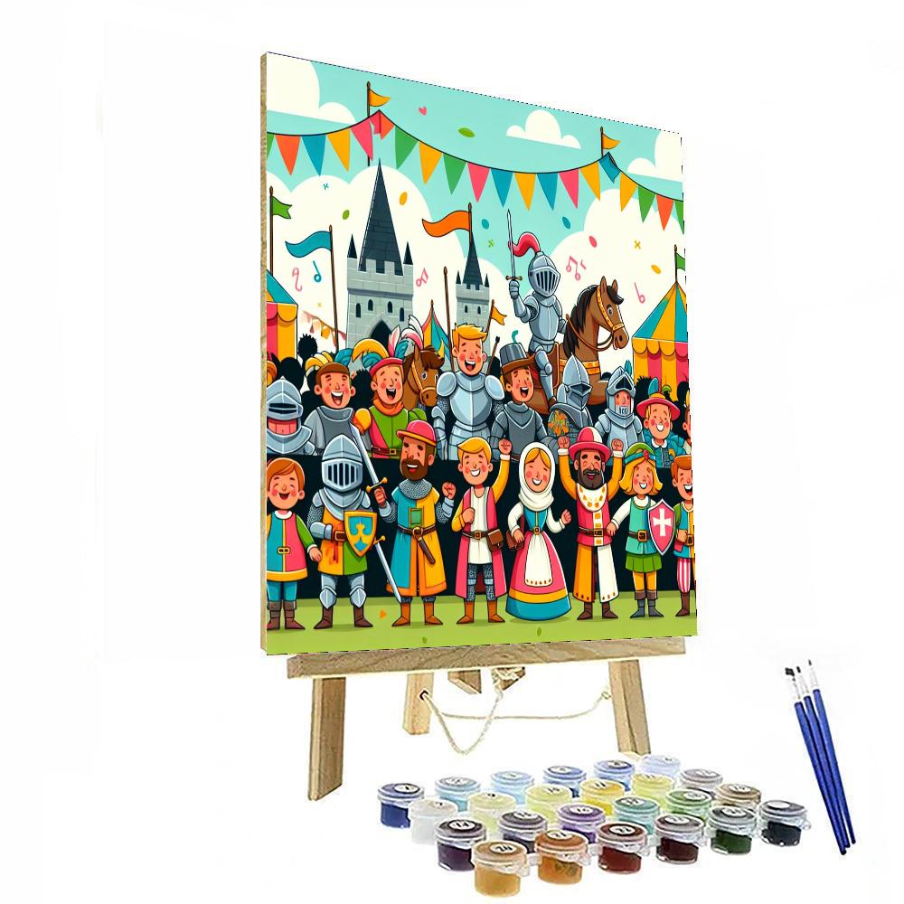 Merry Medieval Merriment Paint By Numbers
