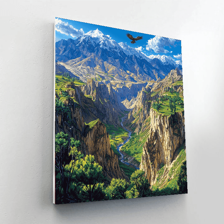 The Colca Canyon Numbered Painting Kits