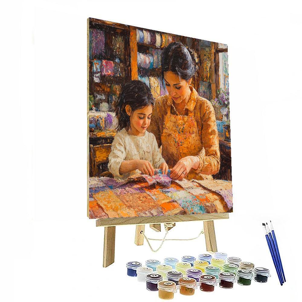 Love In Every Stitch Painting Number Kit