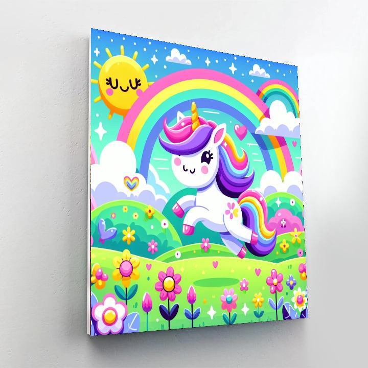 Adventure With Unicorns Number Painting