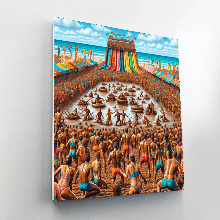 The Boryeong Mud Festival - South Korea Paint By Number