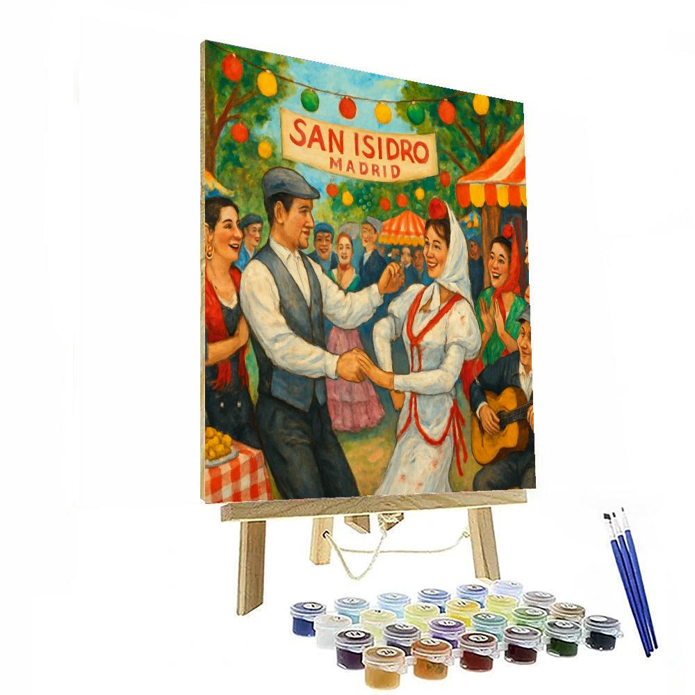 The Festival Of San Isidro Numbered Painting Kits