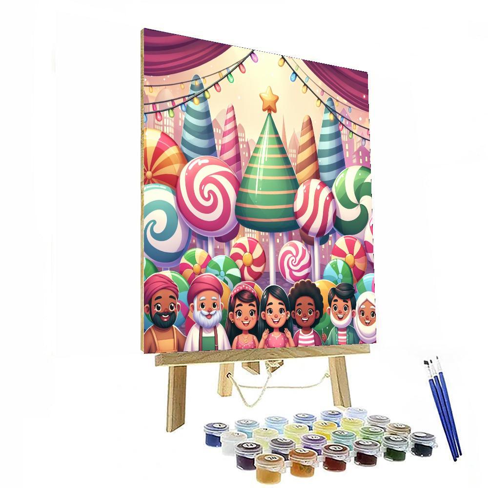 Magical Adventure In Candyland Number Painting