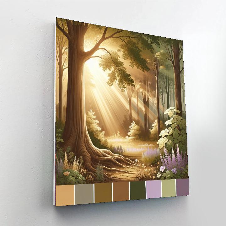 Dreamy Woodland Escape Painting By Numbers Kit