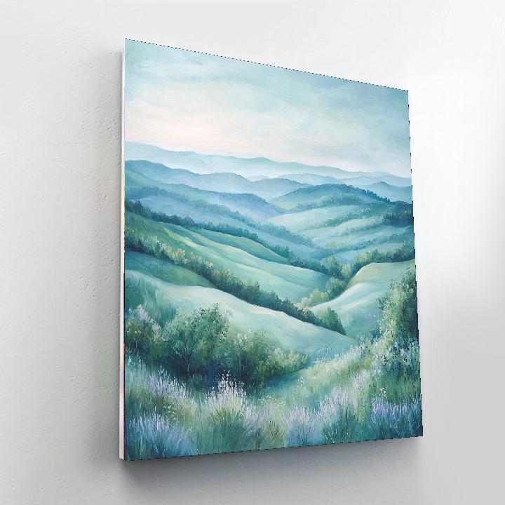 Paul Cézanne Inspired Dreamy Valleys  Paint By Numbers Kits