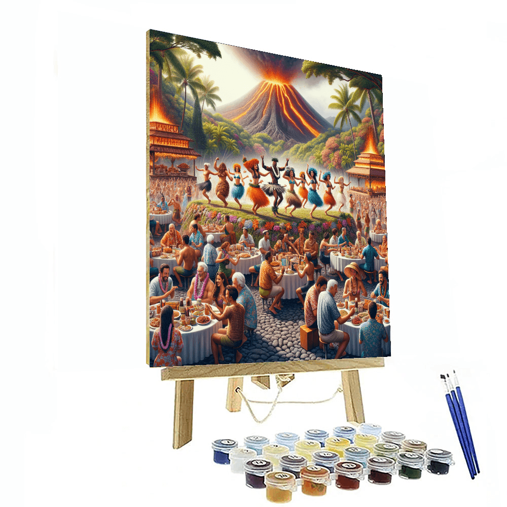 Pahoa Lava Festival - Usa Paint By Color