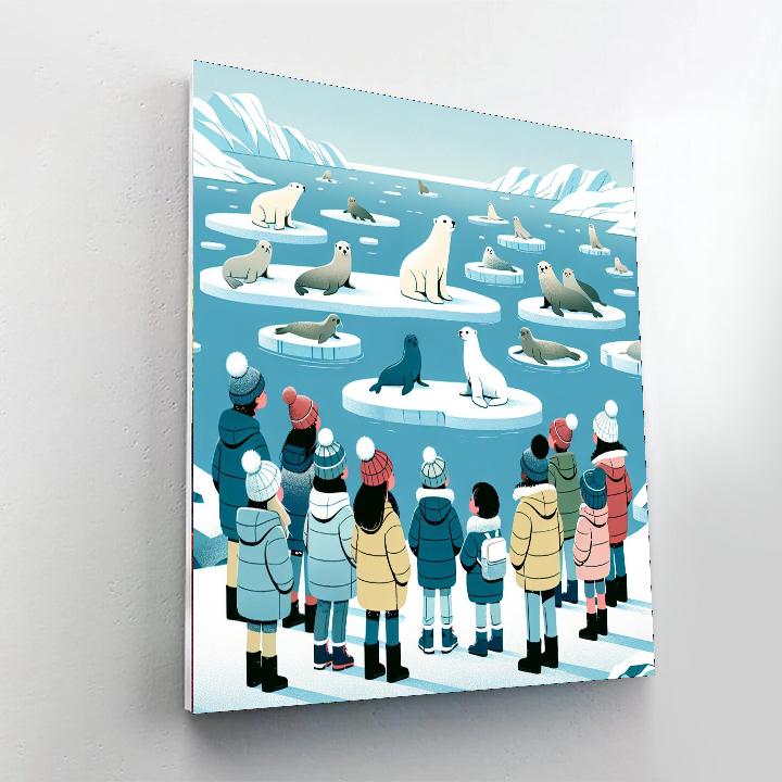Artic Ice Cap Adventure Numbered Painting Kits
