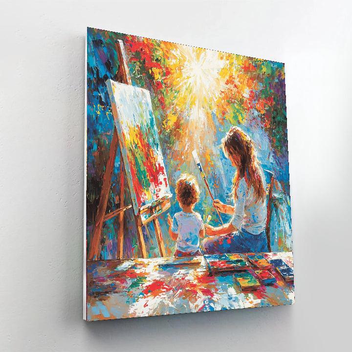Canvas Of Shared Dreams Number Painting