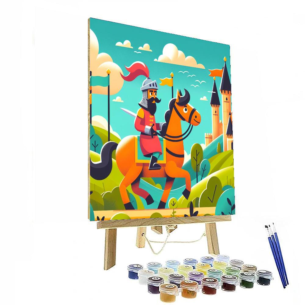 Knight's Quest For Honor DIY Paint By Numbers