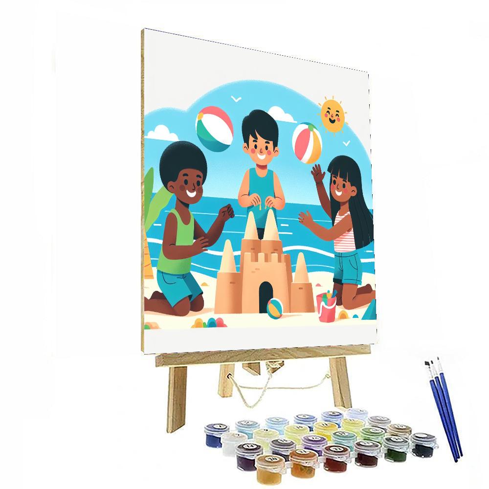 Bubbly Beach Bash Paint By Numbers Kits