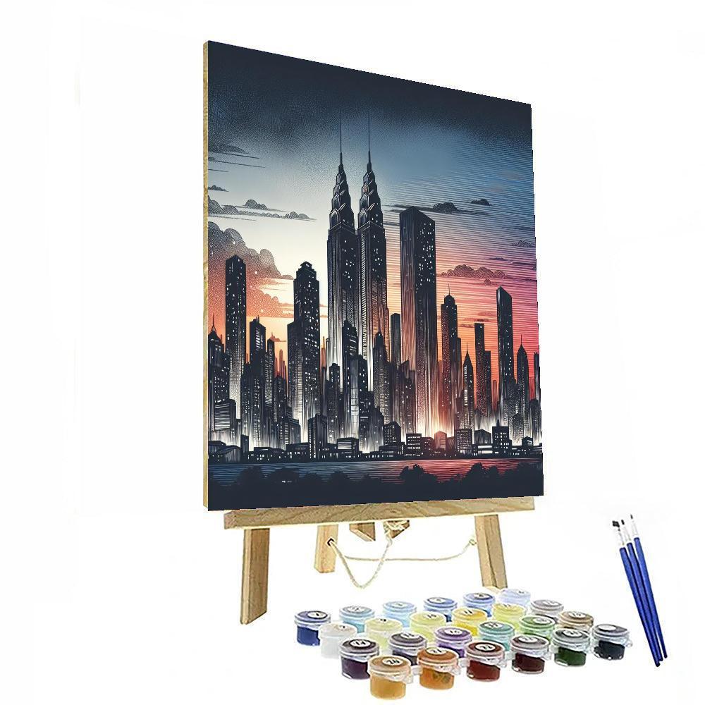Urban Skylines Illusion - DIY Painting By Numbers Kit – Artistry Rack