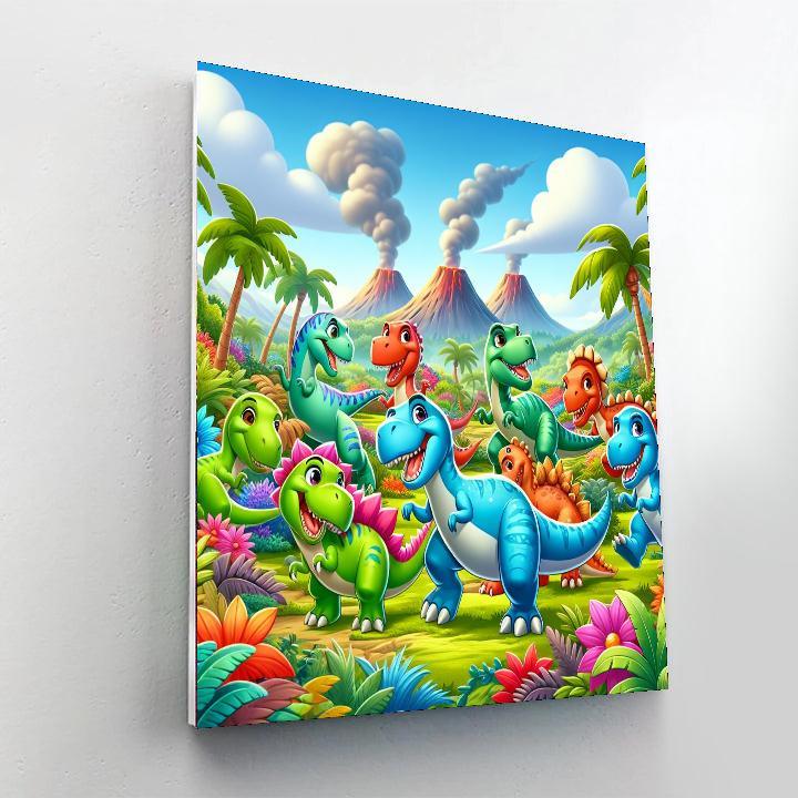 Dinosaur Expedition Adventure Paint By Numbers Kits