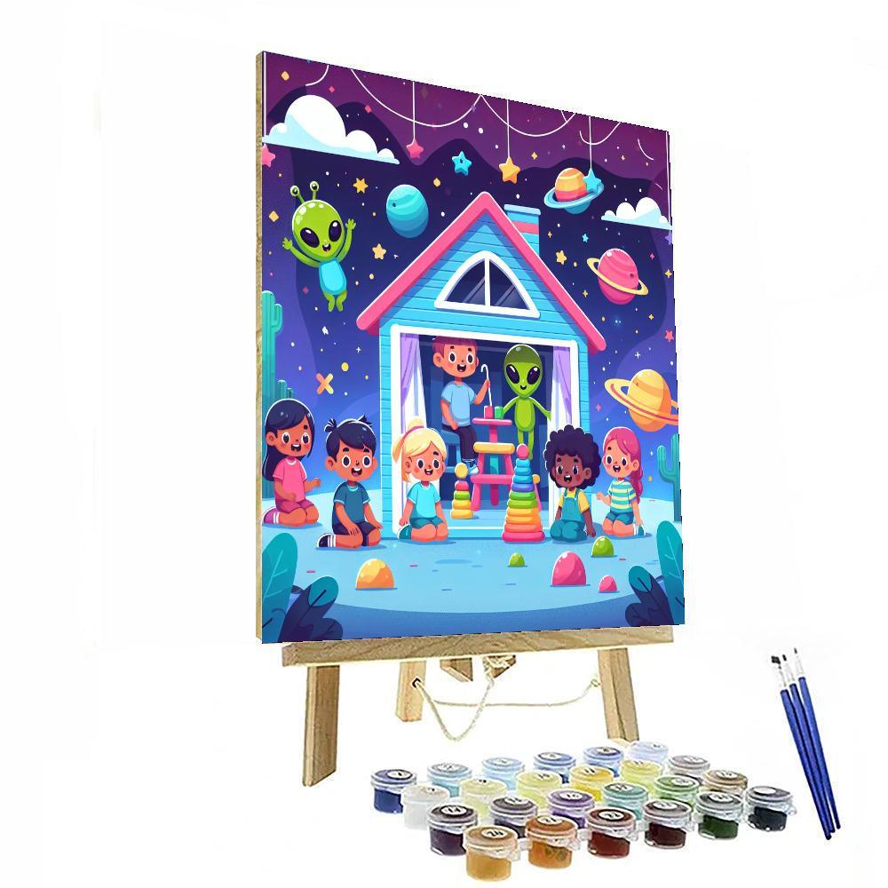 Cosmic Playhouse Adventure Painting By Numbers Kit