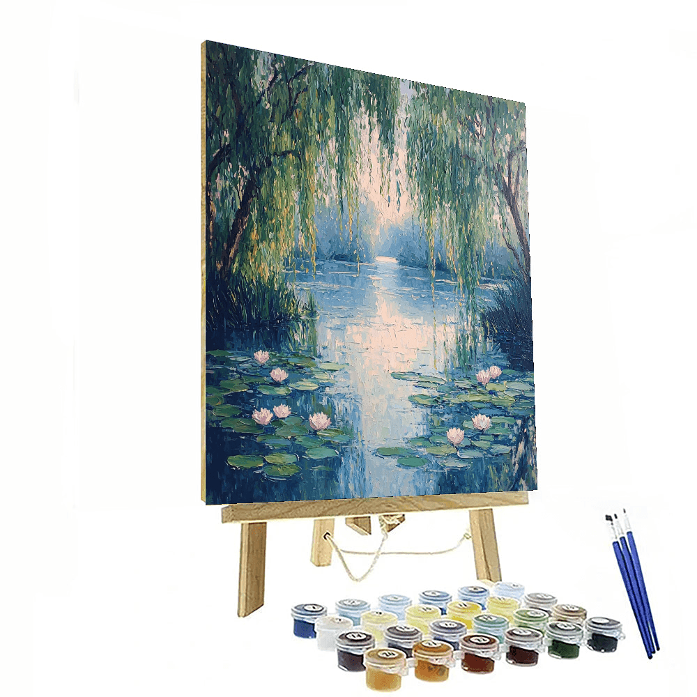 Claude Monet Inspired Nature's Serenity  Paint By Color