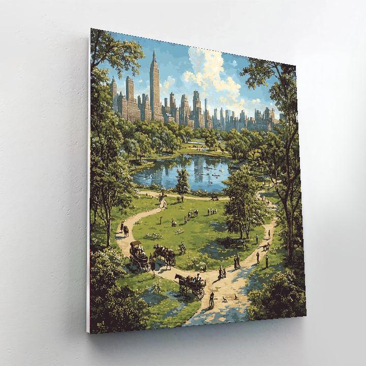 Central Park - New York City Painting Number Kit