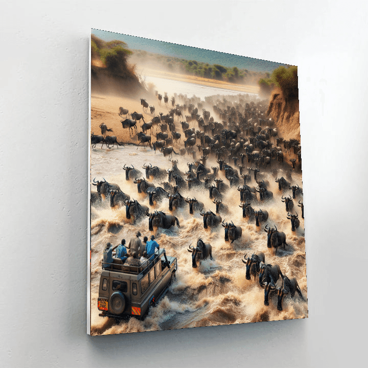 The Great Migration - Tanzania Paint By Color