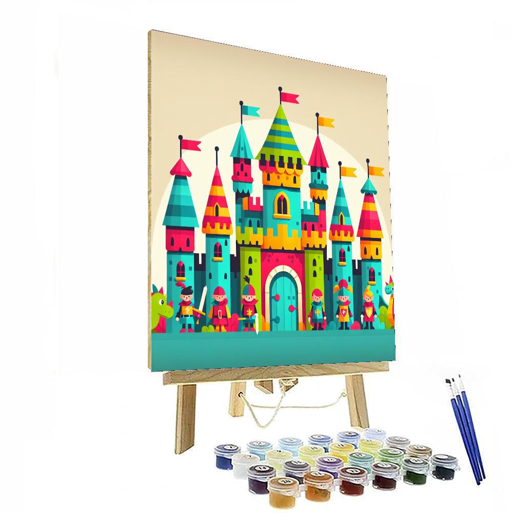Fantasy Fortress Numbered Painting Kits