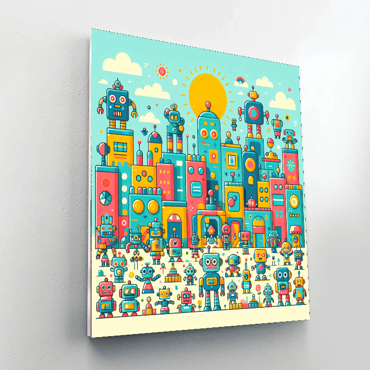 Fantastic Robot Adventure Painting Number Kit