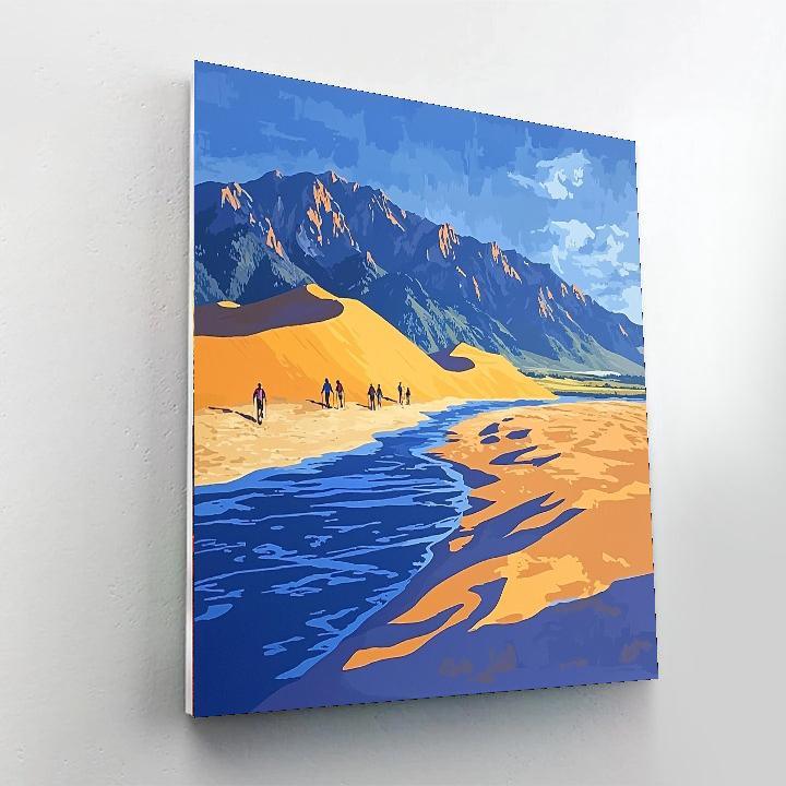 Great Sand Dunes National Park - Colorado Paint By Number