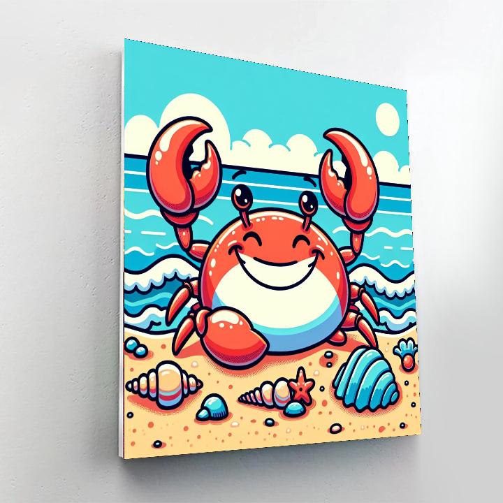 Joyful Crab Numbered Painting Kits