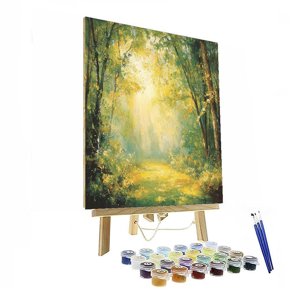 Claude Monet Inspired Rays Of Light  Paint By Numbers