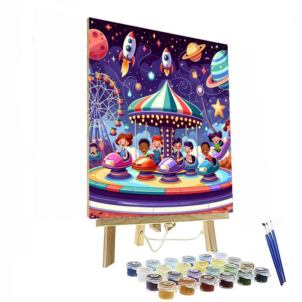 Cosmic Adventure Park Paint By Number