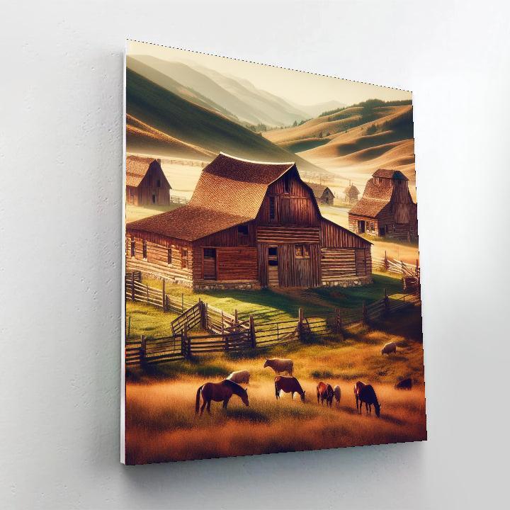 Rustic Barnyard Life Paint By Color