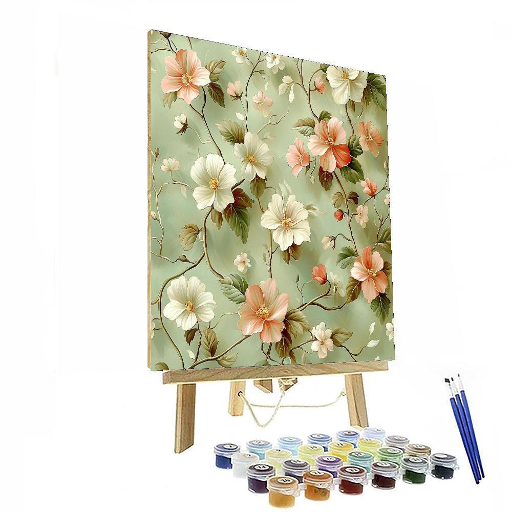 Leonardo Da Vinci Inspired Whispers Of Petals  Paint By Numbers Kits