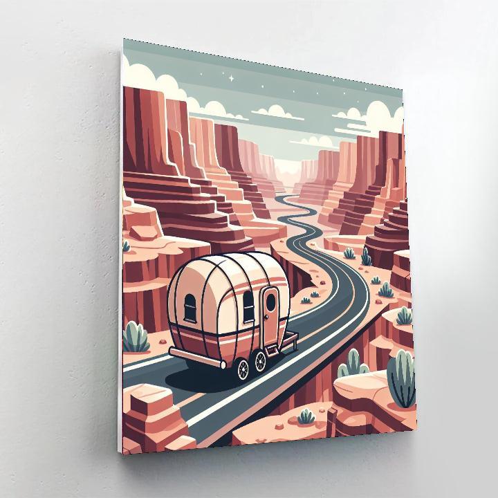 Canyon Caravan Painting By Numbers Kit