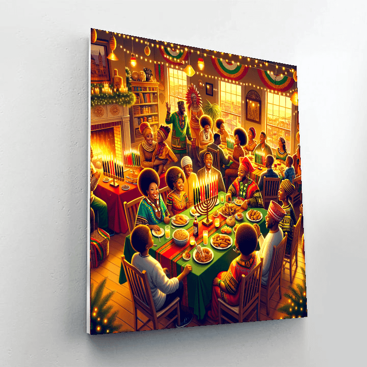 Kwanzaa - United States Paint By Color