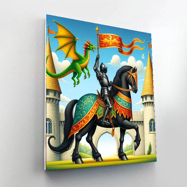 Royal Knights Quest Paint By Number