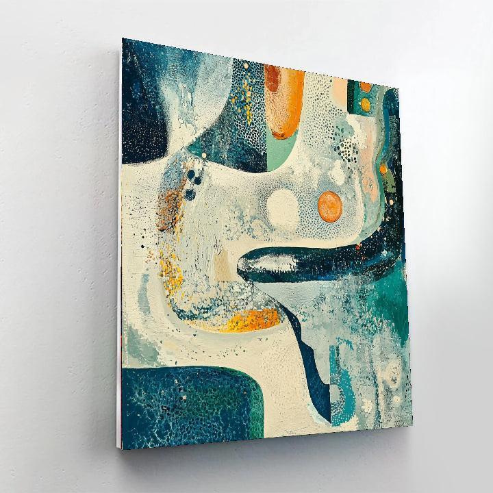 Max Ernst Inspired Ethereal Cosmoscape  Painting Number Kit