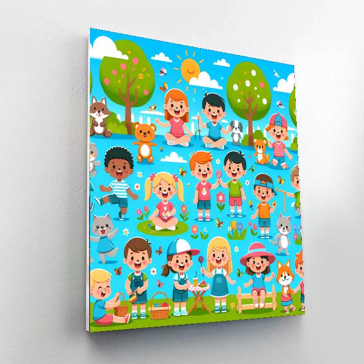 Friendship Day Celebration Painting Number Kit
