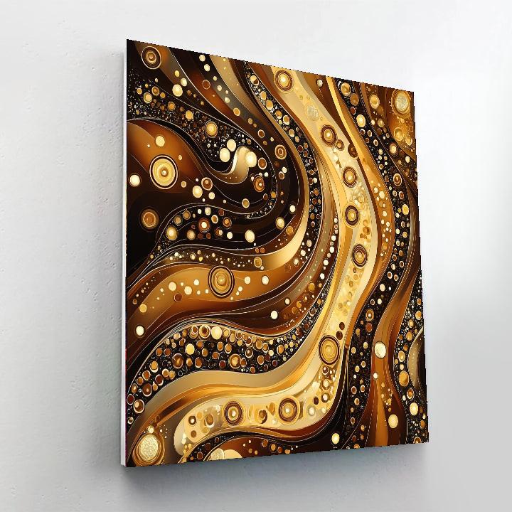 Gustav Klimt Inspired Timeless Elements  Paint By Numbers Kits