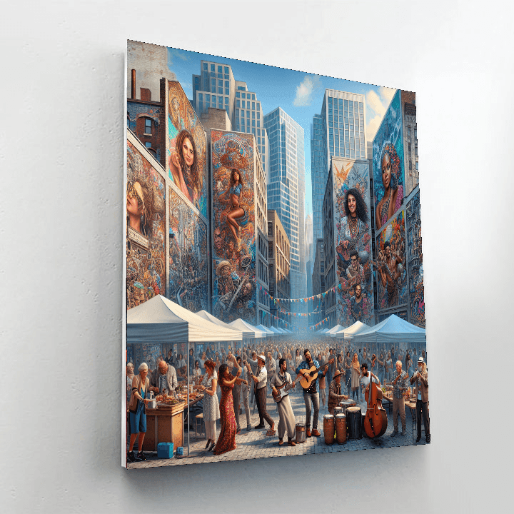 International Festival Of Street Art Paint By Color