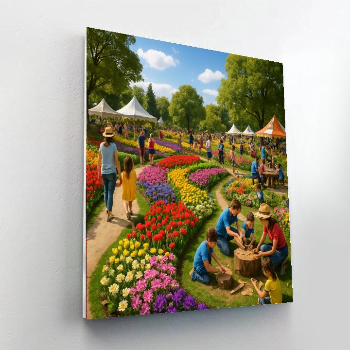 Floriade Festival Painting Number Kit