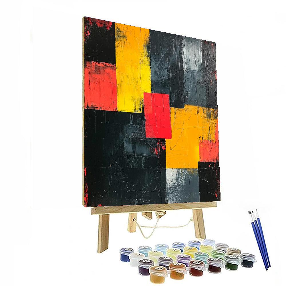 Joan Miró Inspired The Play Of Shadows  Paint By Numbers Art