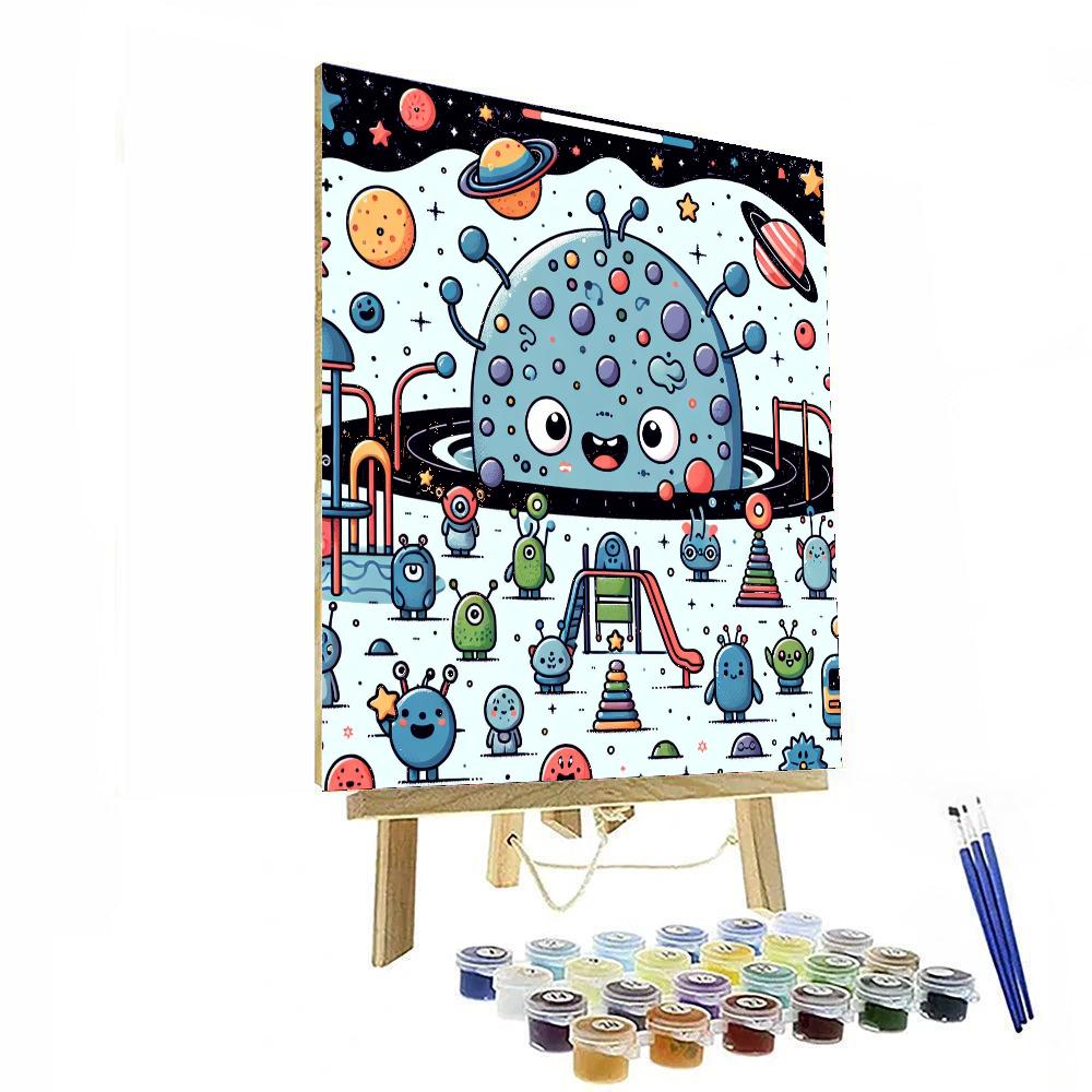 Intergalactic Playground Paint By Color