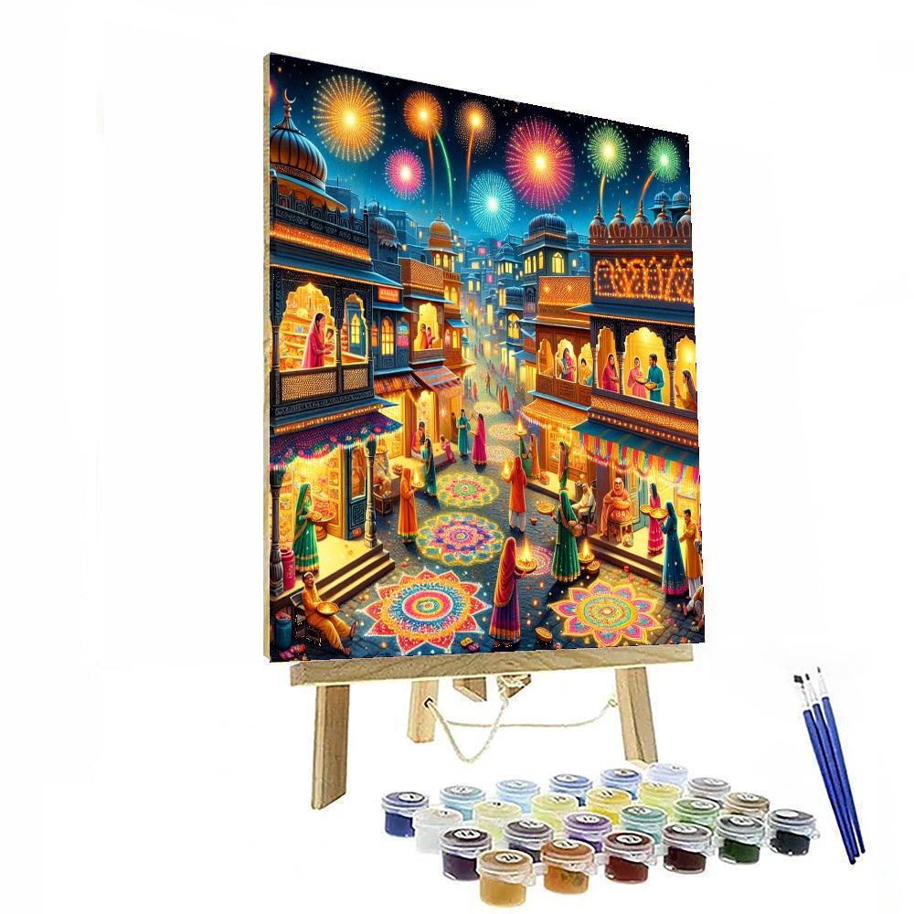 Diwali Festival - Jaipur Paint By Numbers