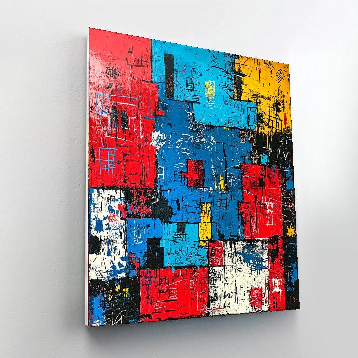 Jean-Michel Basquiat Inspired Metaphysical Conversations  Paint By Numbers Kits