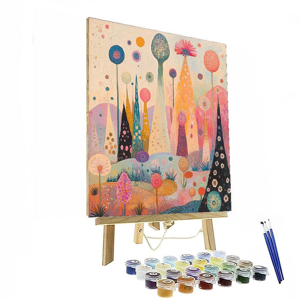 Max Ernst Inspired Surreal Garden Of Imagination  Paint By Numbers Art