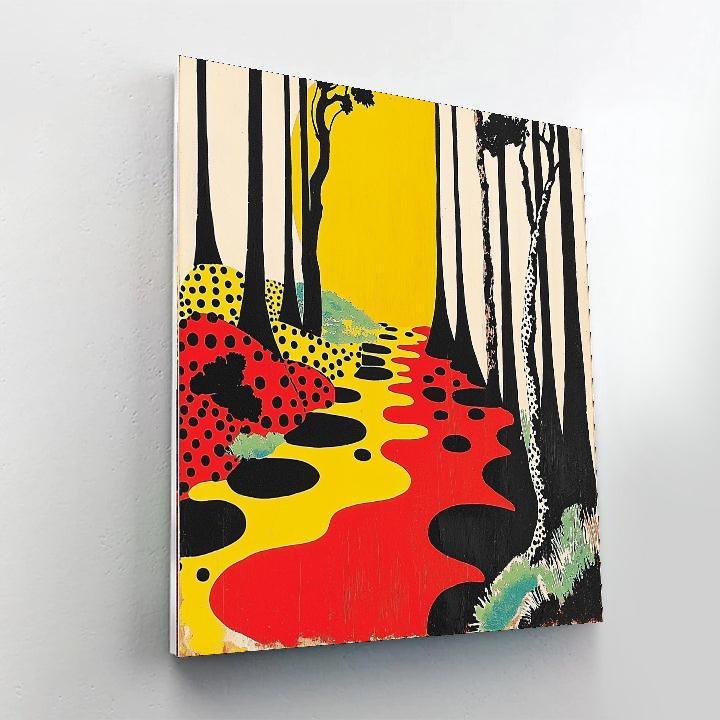 Yayoi Kusama Inspired Polka Paradise  Paint By Number