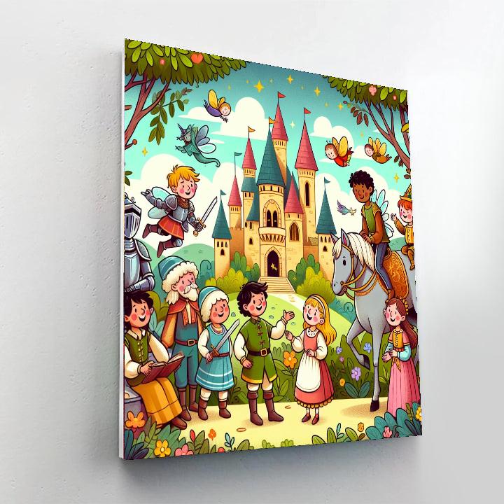 Fabulous Fairy Tale Journey Painting By Numbers Kit