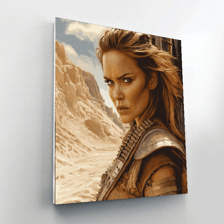 Charlize Theron: The Fierce Strength Of Furiosa Paint By Numbers Art