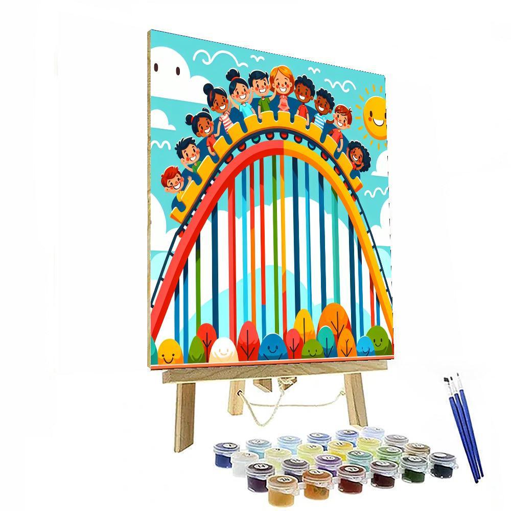 Fun Roller Coaster Adventure Paint By Number