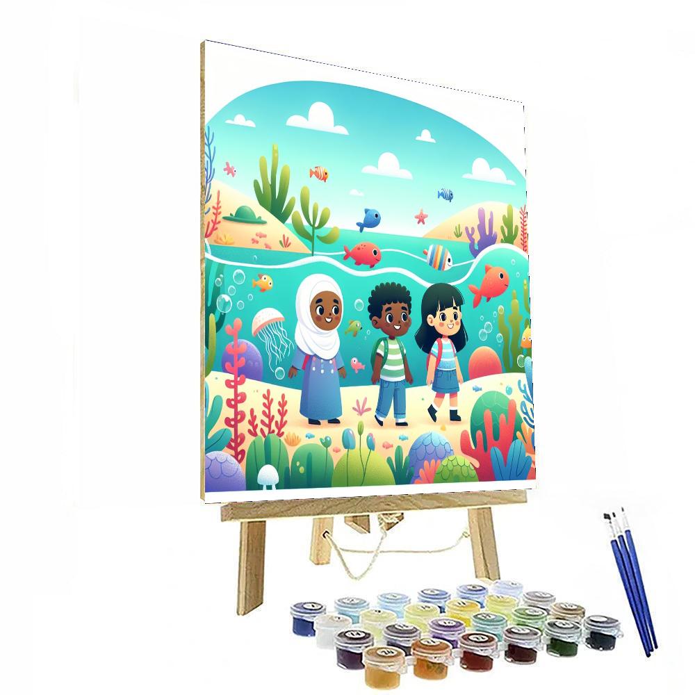 Undersea Explorer's Expedition Number Painting